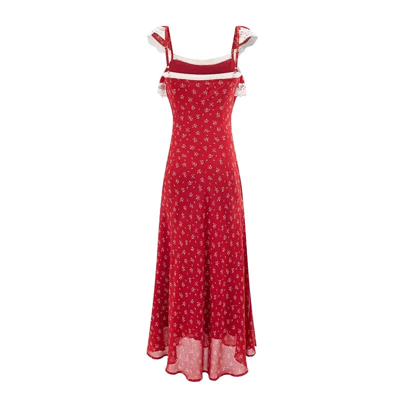 CORINA FLORAL MIDI DRESS