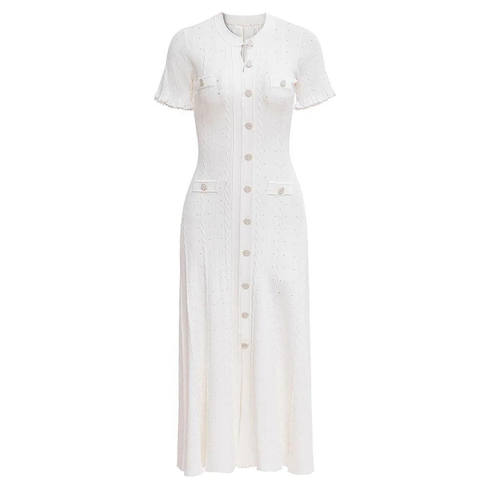 FONTANNE KNIT MIDI DRESS