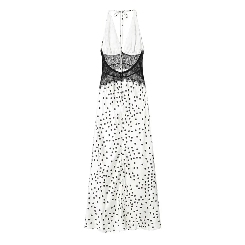 MELUSA POLKA DOT MAXI DRESS