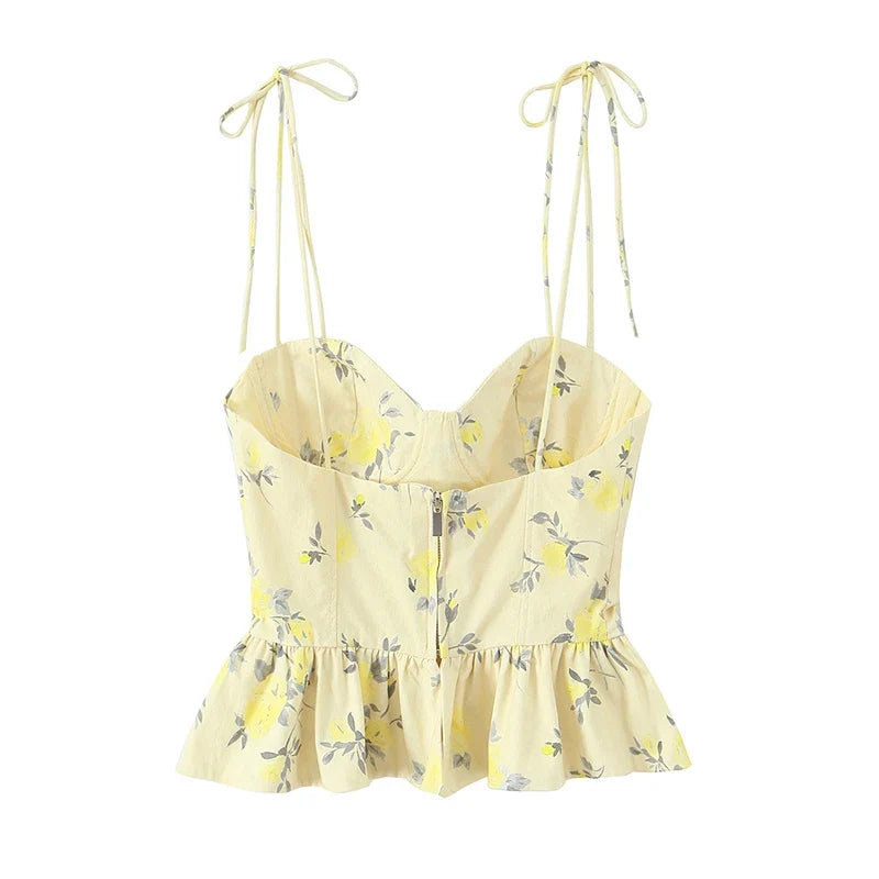 AMY FLORAL TOP