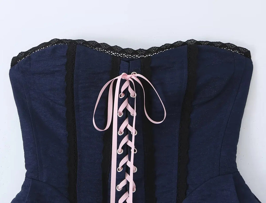 AMARI LACE UP CORSET TOP
