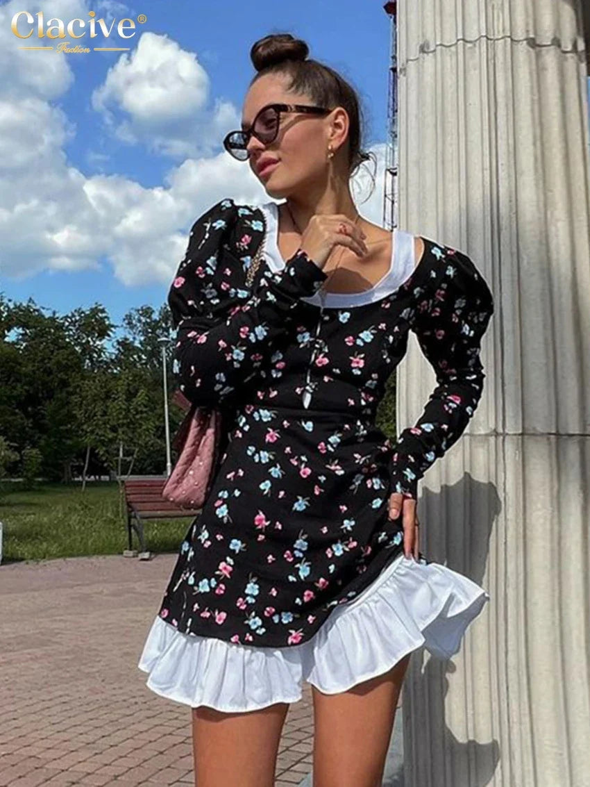 PRINT MINI DRESS