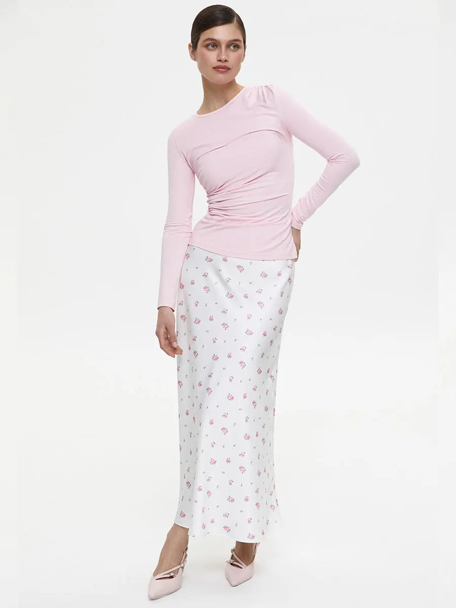 VIOLA SATIN SKIRT