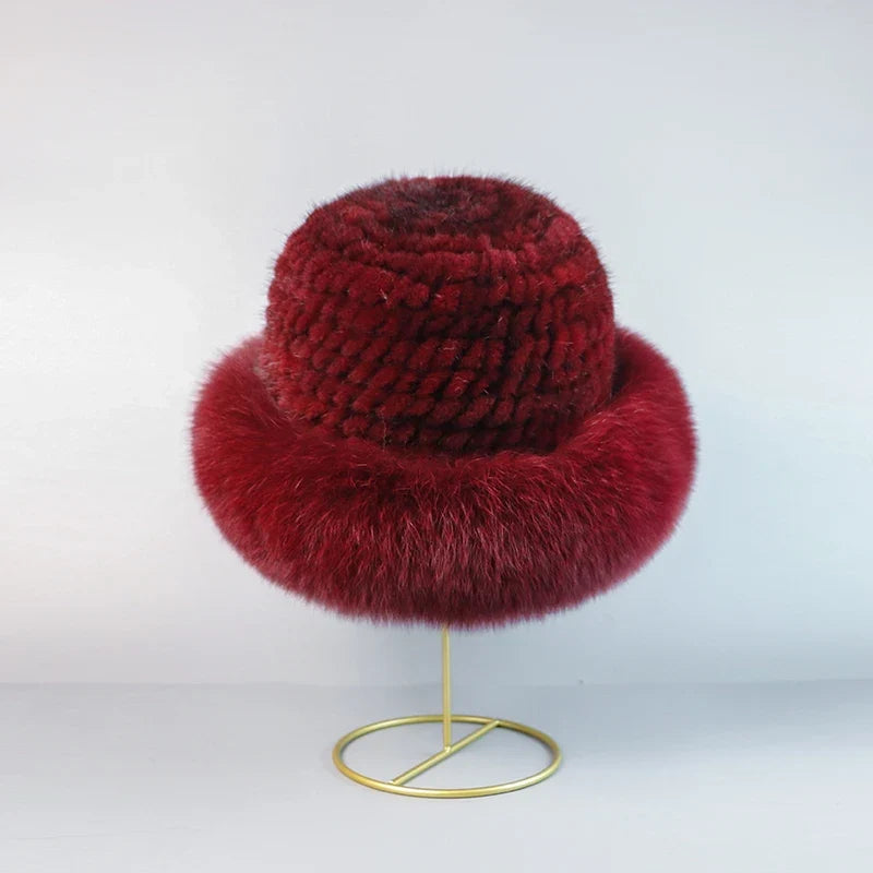 STELLA REAL MINK FUR CAP