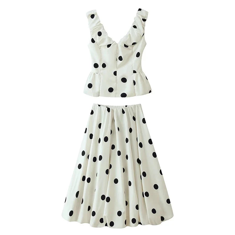 NEVA POLKA DOT BLOUSE