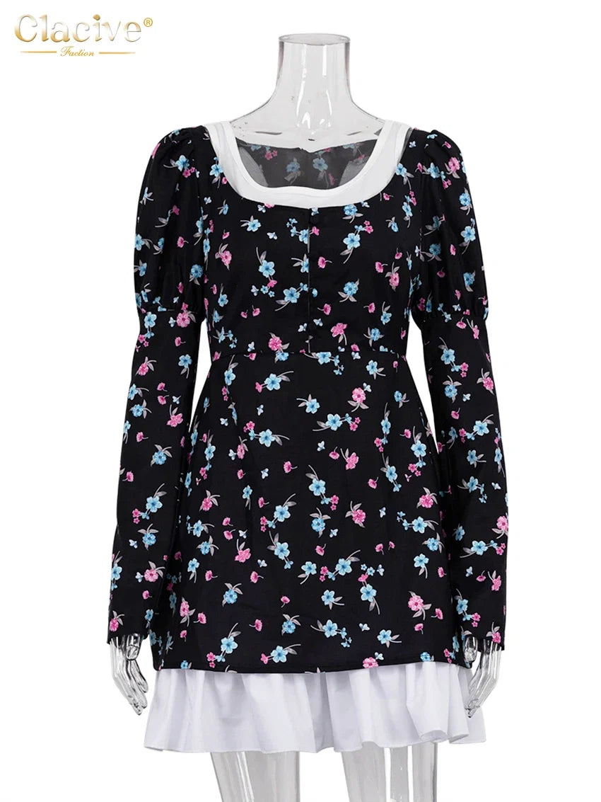 PRINT MINI DRESS