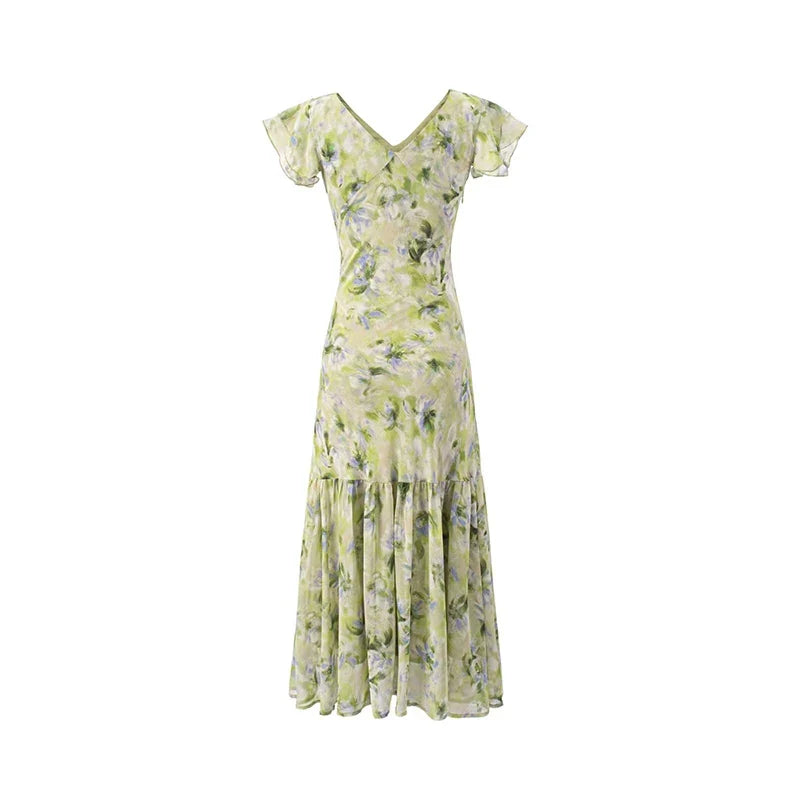 ELLIS FLORAL MIDI DRESS