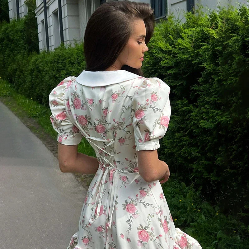 AYLIN FLORAL MINI DRESS