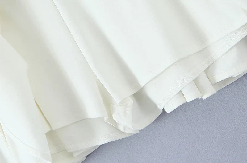 EMERSYN DRAWSTRING MINI SKORT