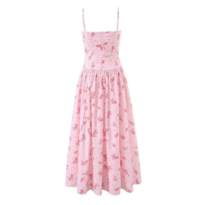 HARI FLORAL MIDI DRESS