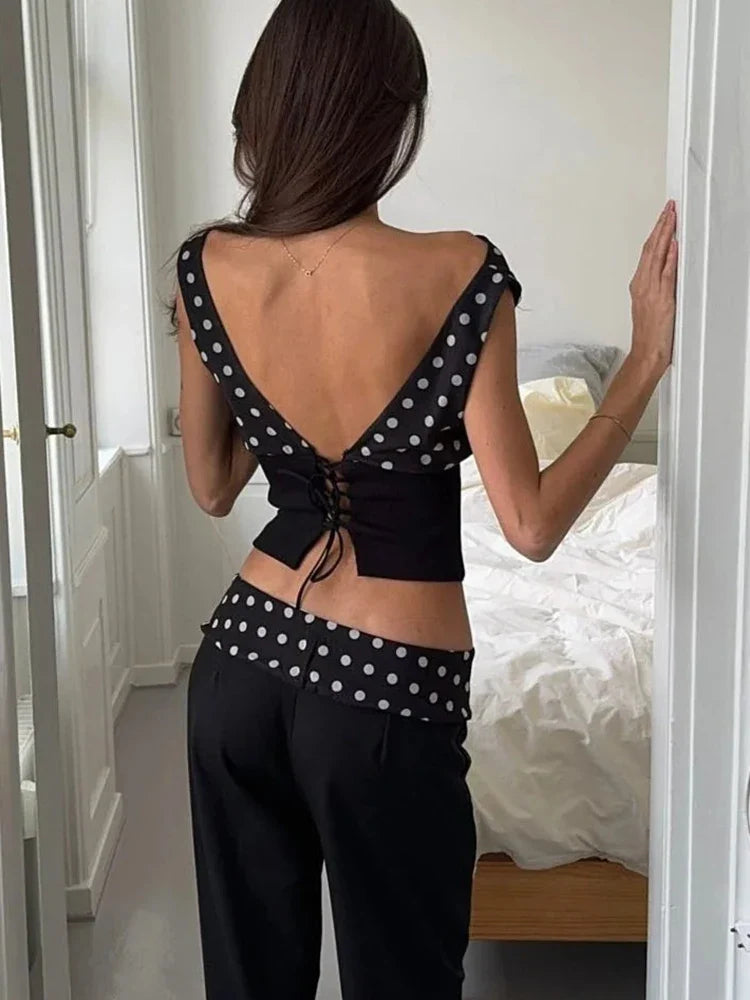 LILI POLKA DOT TOP