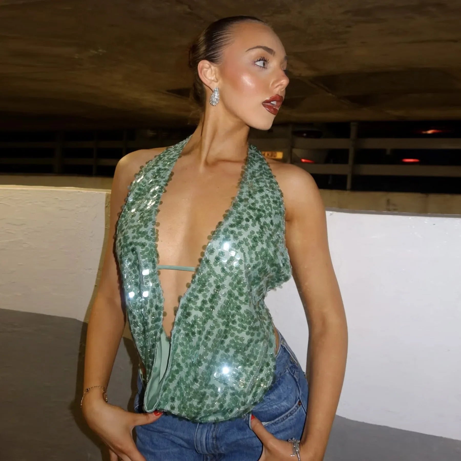 MIYU SEQUIN TOP