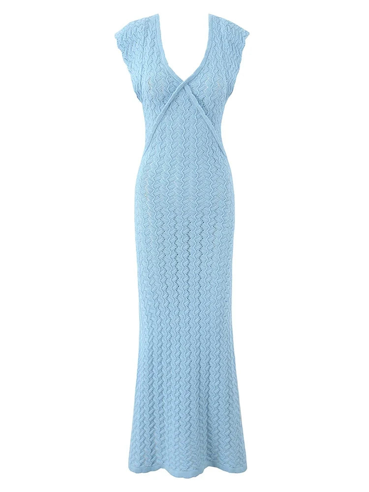 ALIZA KNITTED MIDI DRESS