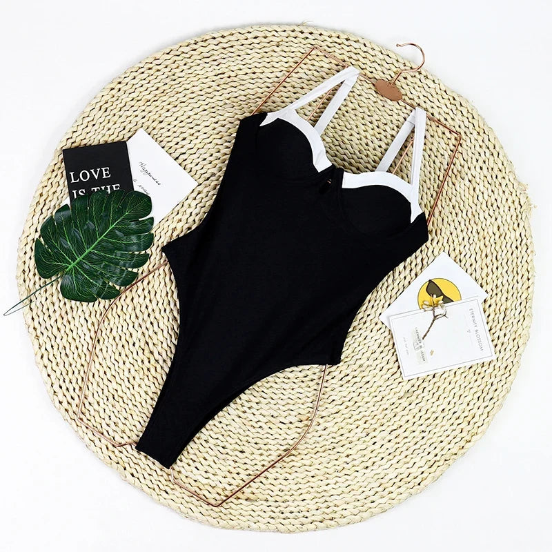 Woman Swimwear 2024 High Waist Bikinis Shorts Women's Swimsuit Luxury Ribbed Two-piece Bathing Suits Summer Bikini Set Swim Suit