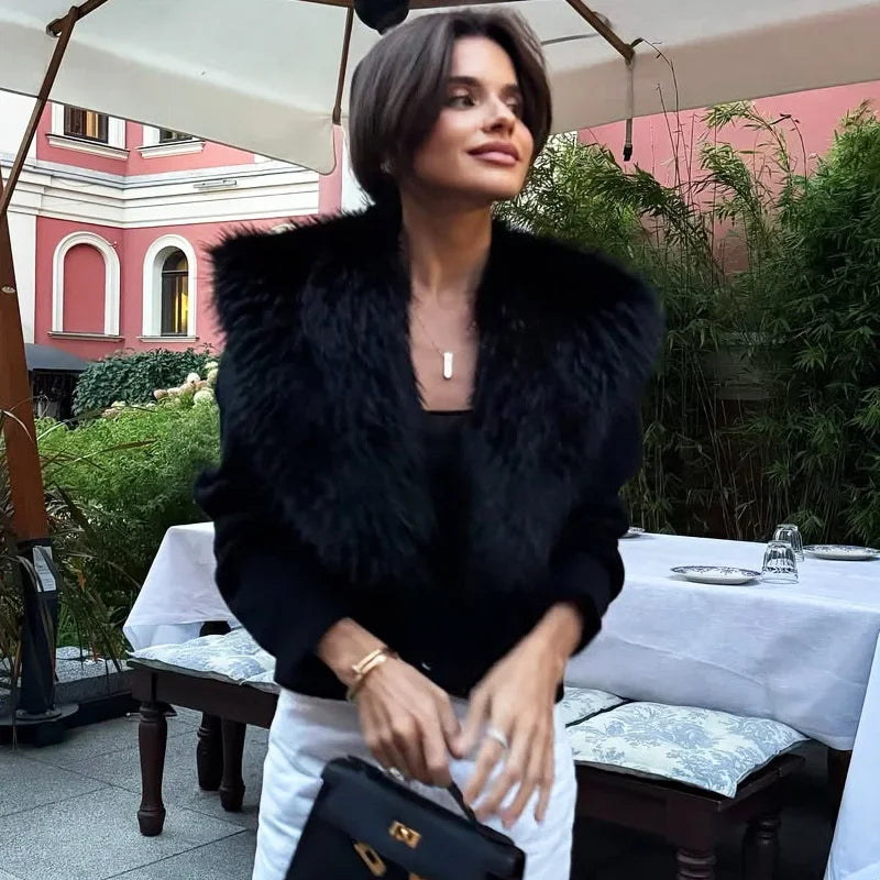 JIANA FUR CARDIGAN