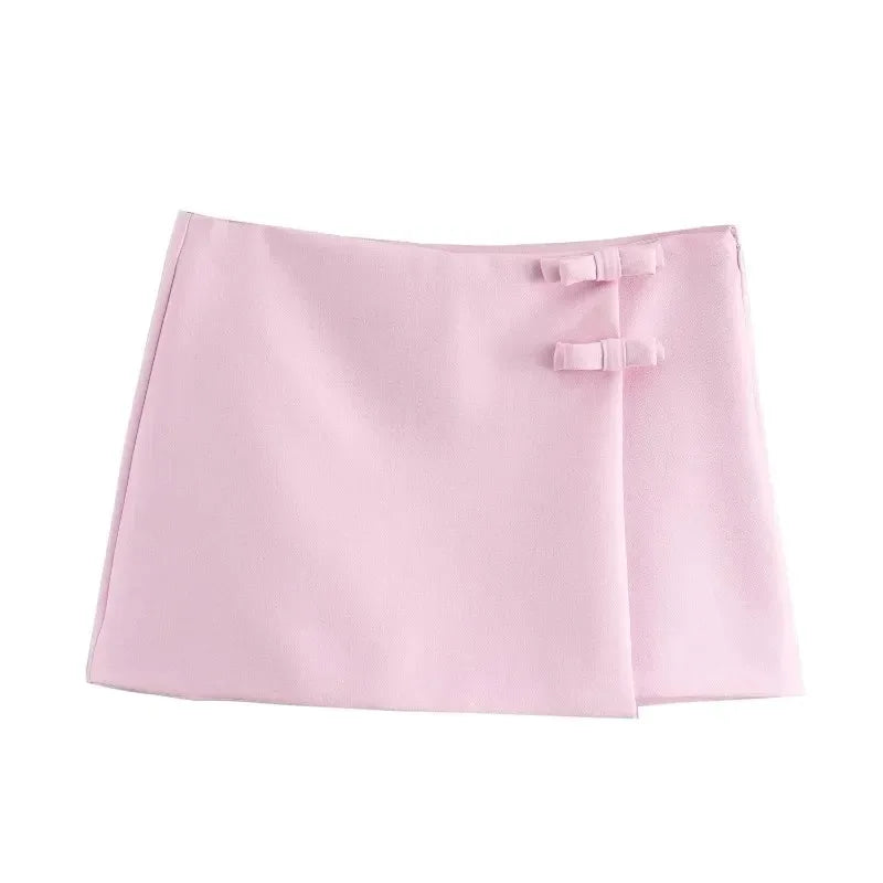 Tuularose Bow Backless Vest Women Summer Sleeveless Halter Hollow Top Elegant Slim Skirt New Y2k Female Tanks  Short Top Office