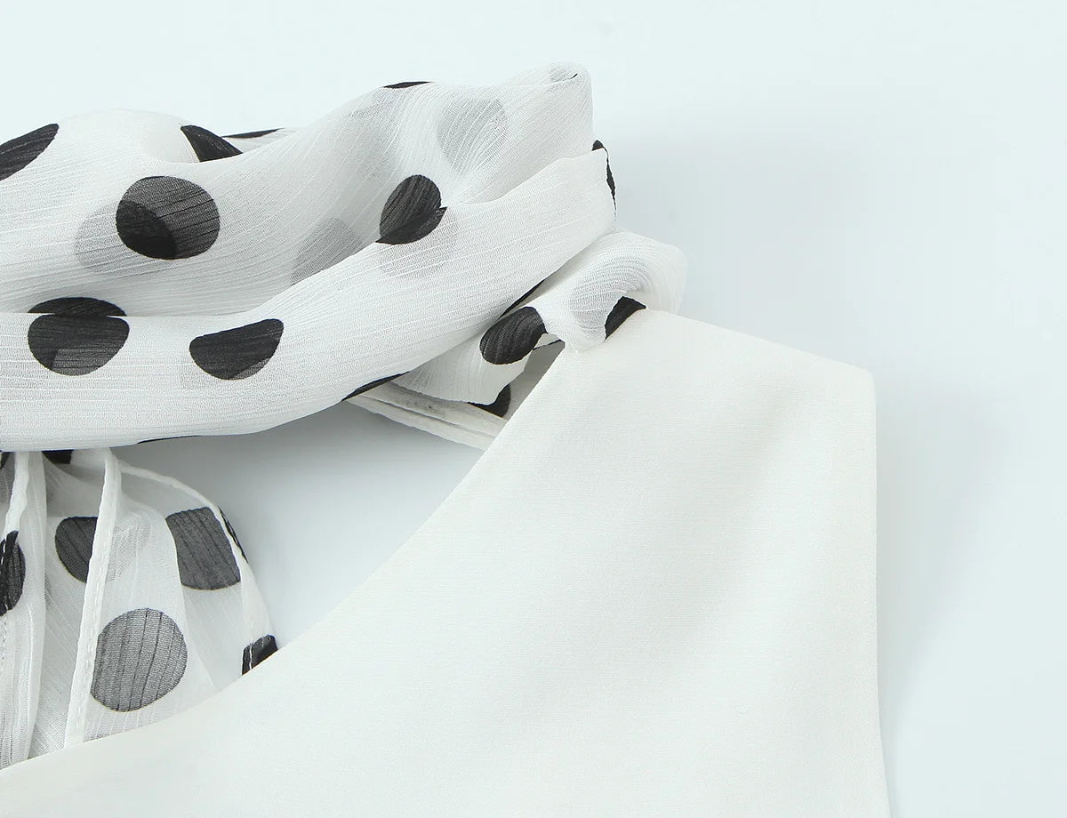 VERLAINE POLKA DOT MINI DRESS