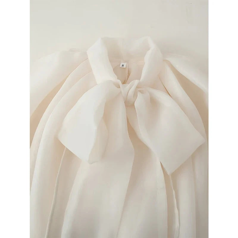 ESMA BOW TIE BLOUSE