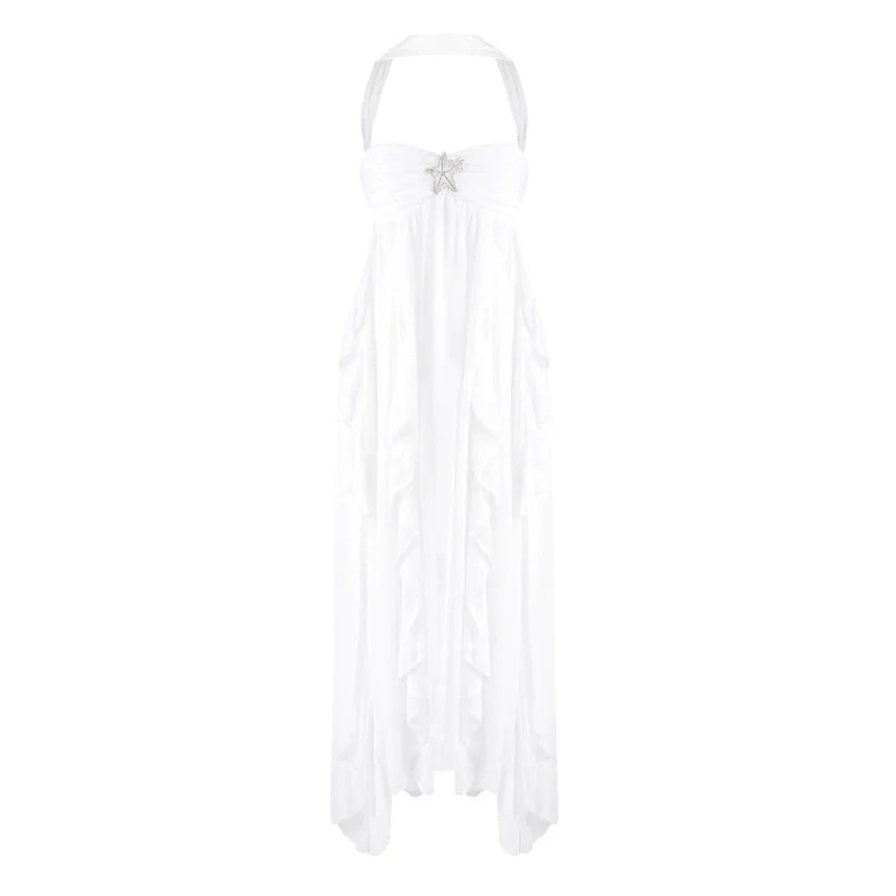 MORGAN RUFFLE DRESS