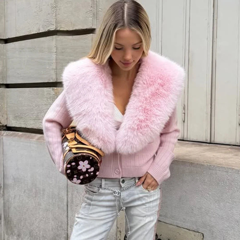 JIANA FUR CARDIGAN