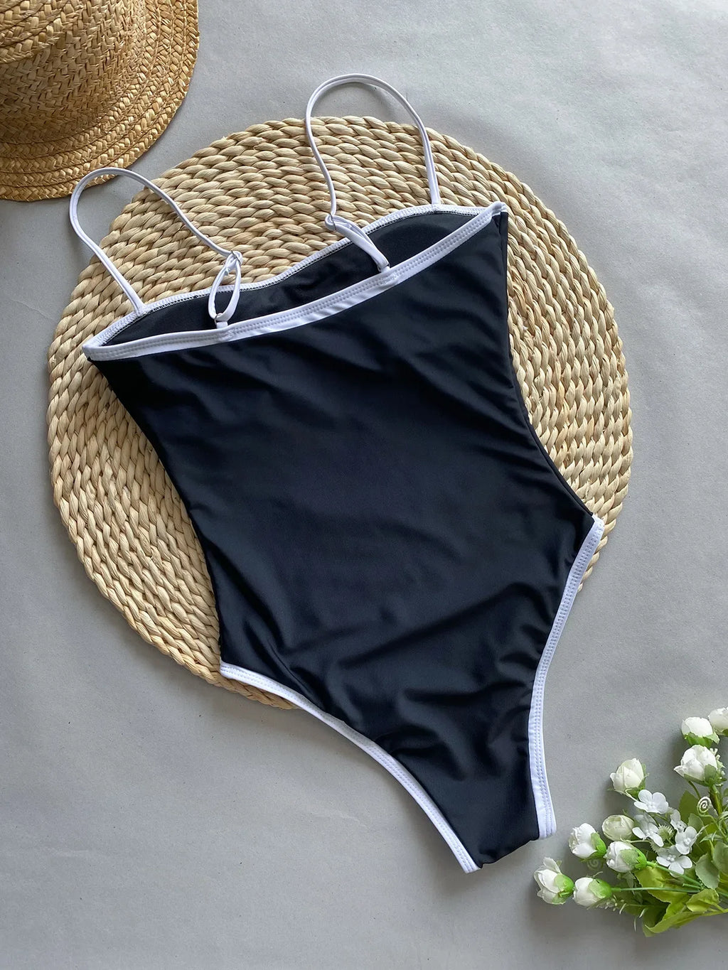 Woman Swimwear 2024 High Waist Bikinis Shorts Women's Swimsuit Luxury Ribbed Two-piece Bathing Suits Summer Bikini Set Swim Suit