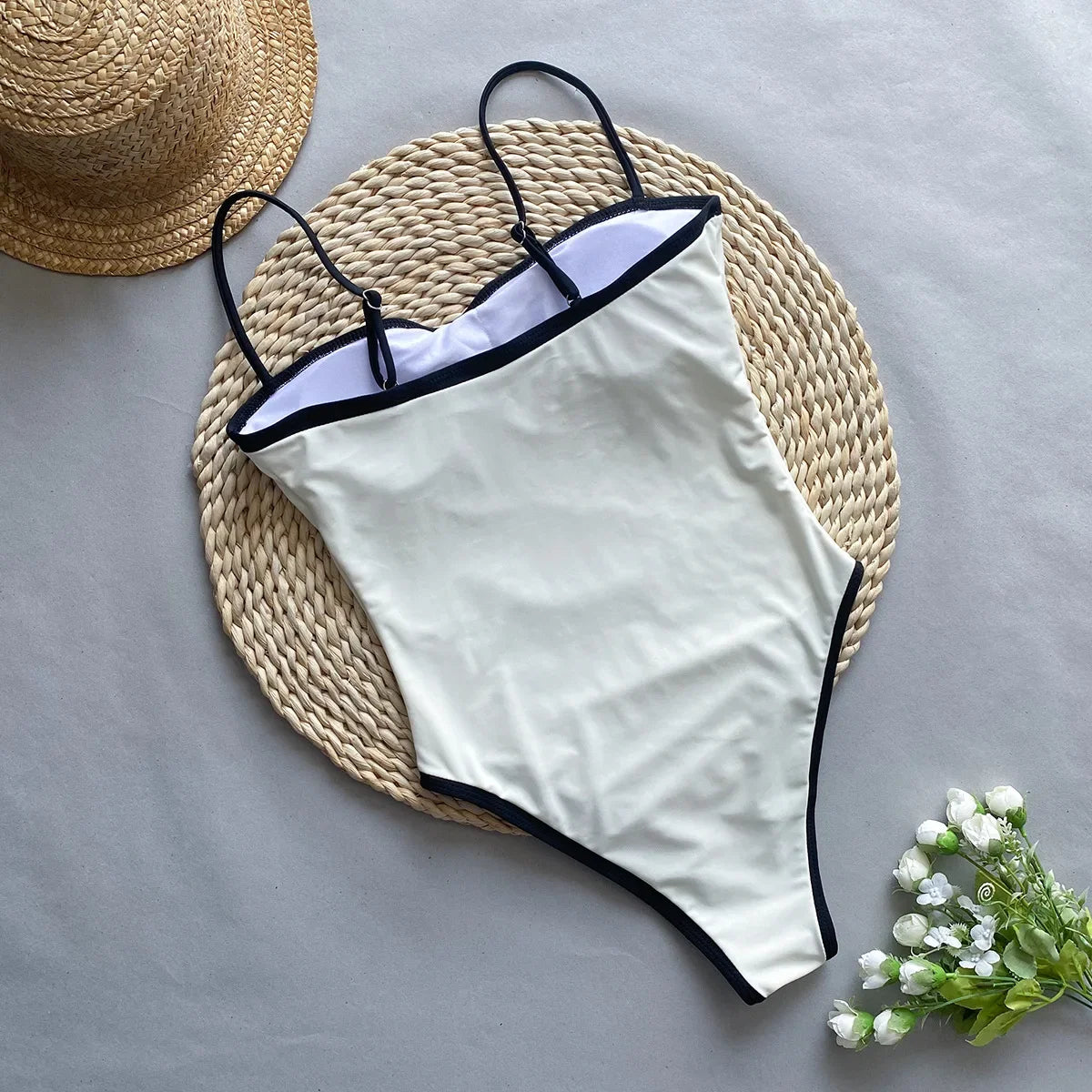 Woman Swimwear 2024 High Waist Bikinis Shorts Women's Swimsuit Luxury Ribbed Two-piece Bathing Suits Summer Bikini Set Swim Suit