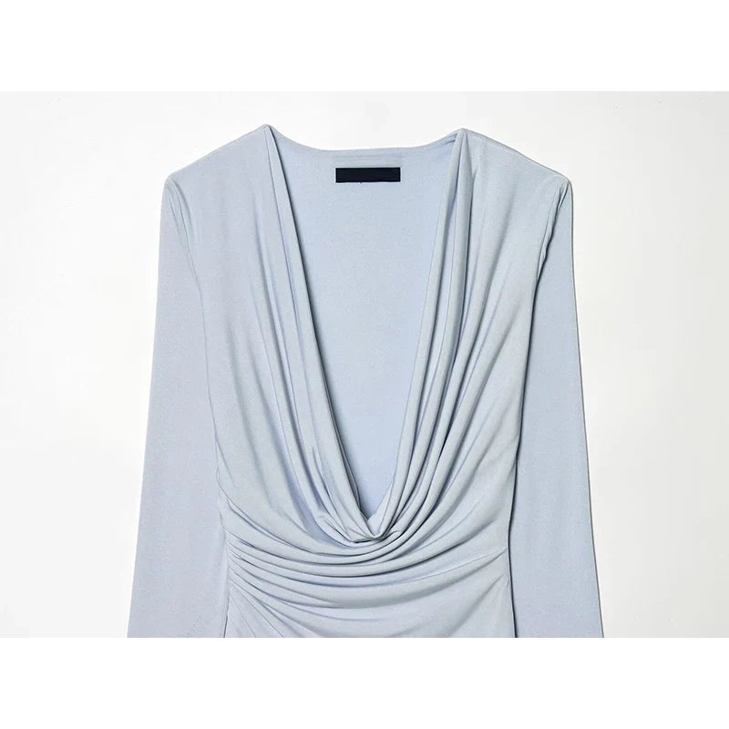 EDA DRAPED MINI DRESS