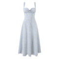 ZADEHA FLORAL MIDI DRESS