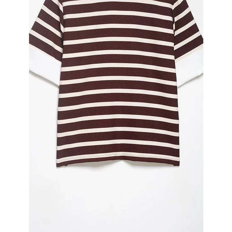 MEREDITH STRIPED T-SHIRT