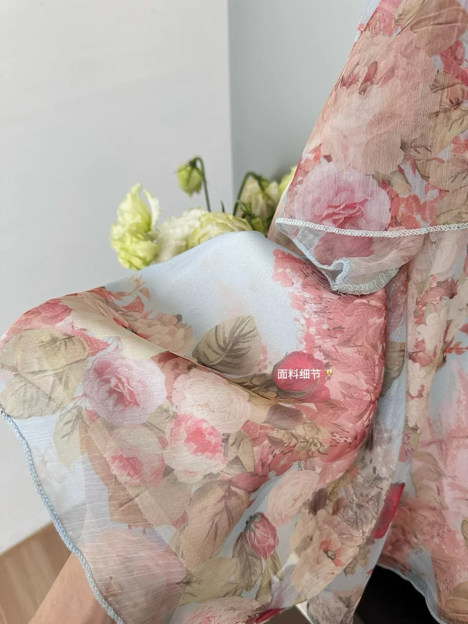 Summer French Vintage Mini Fairy Chiffon Floral Lantern Sleeve Dress Women Mori Romantic Frock Evening Court One-Piece Gyaru New