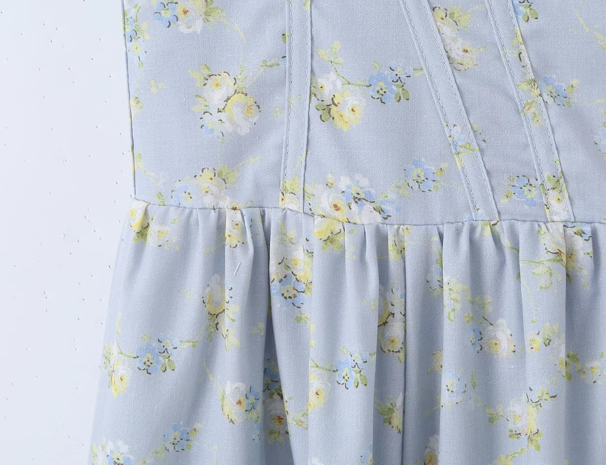 TEILOR FLORAL MIDI DRESS