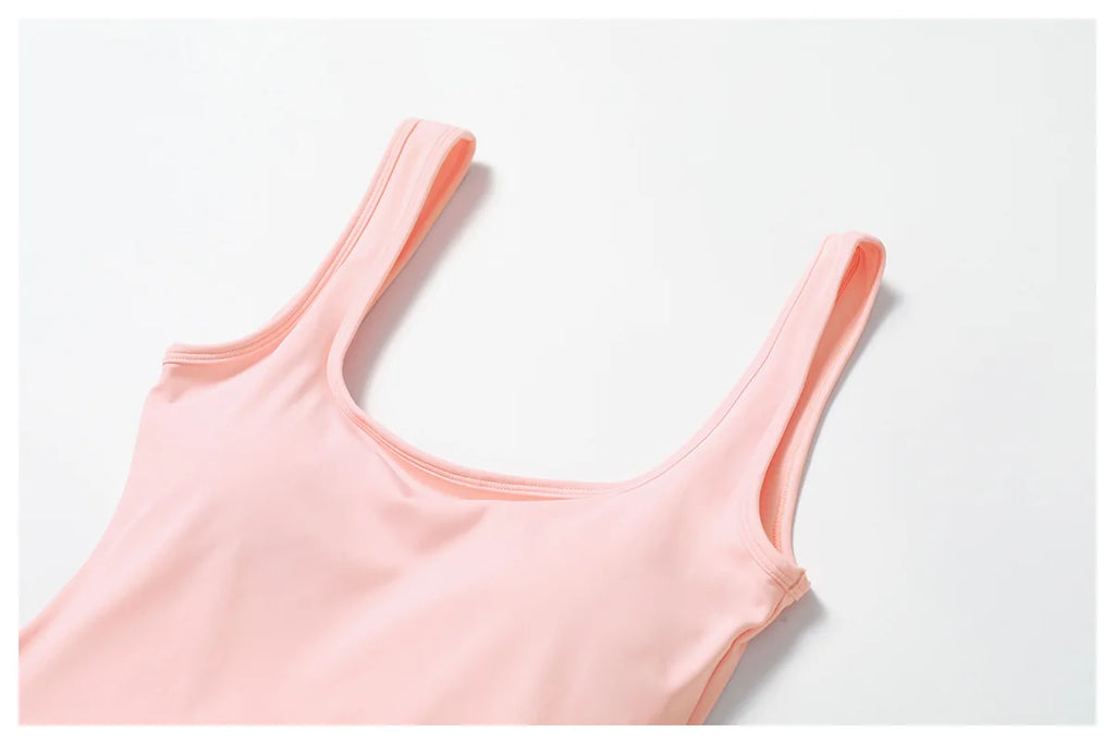 2024 New Women Yoga Jumpsuit Set Sexy Anti Glare One-Piece Jumpsuit Dance Ballet Sports Dress Gym Push up Running Tennis Sports