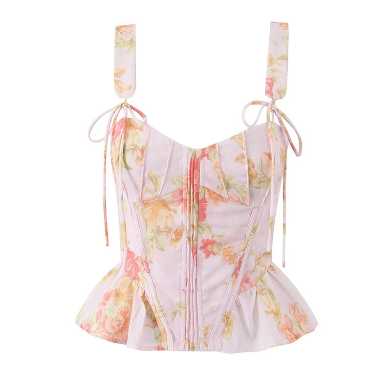 BRITTA FLORAL TOP