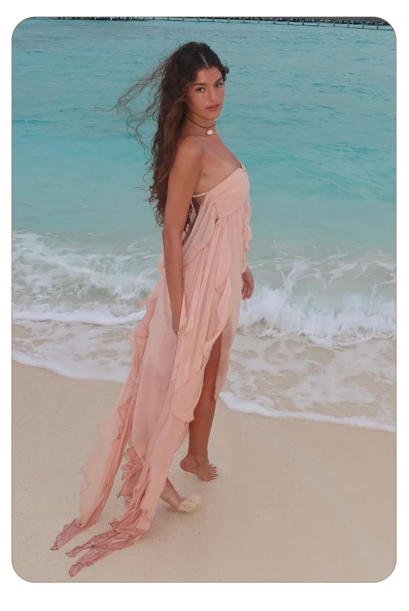 MORGAN RUFFLE DRESS