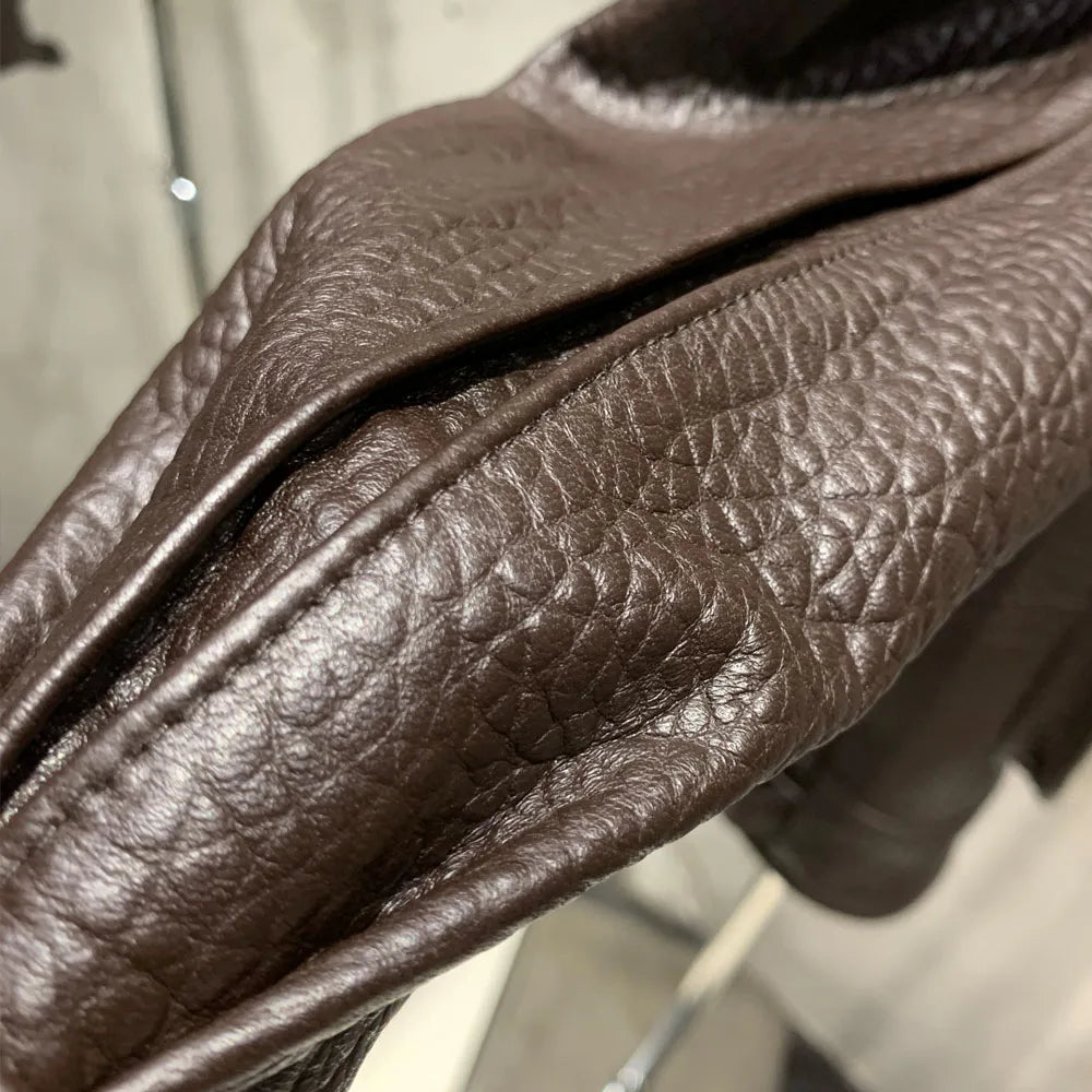 Female Jacket Leather Oversize Women Real Sheepskin Coat Ladies Spring and Autumn Outwear NL053