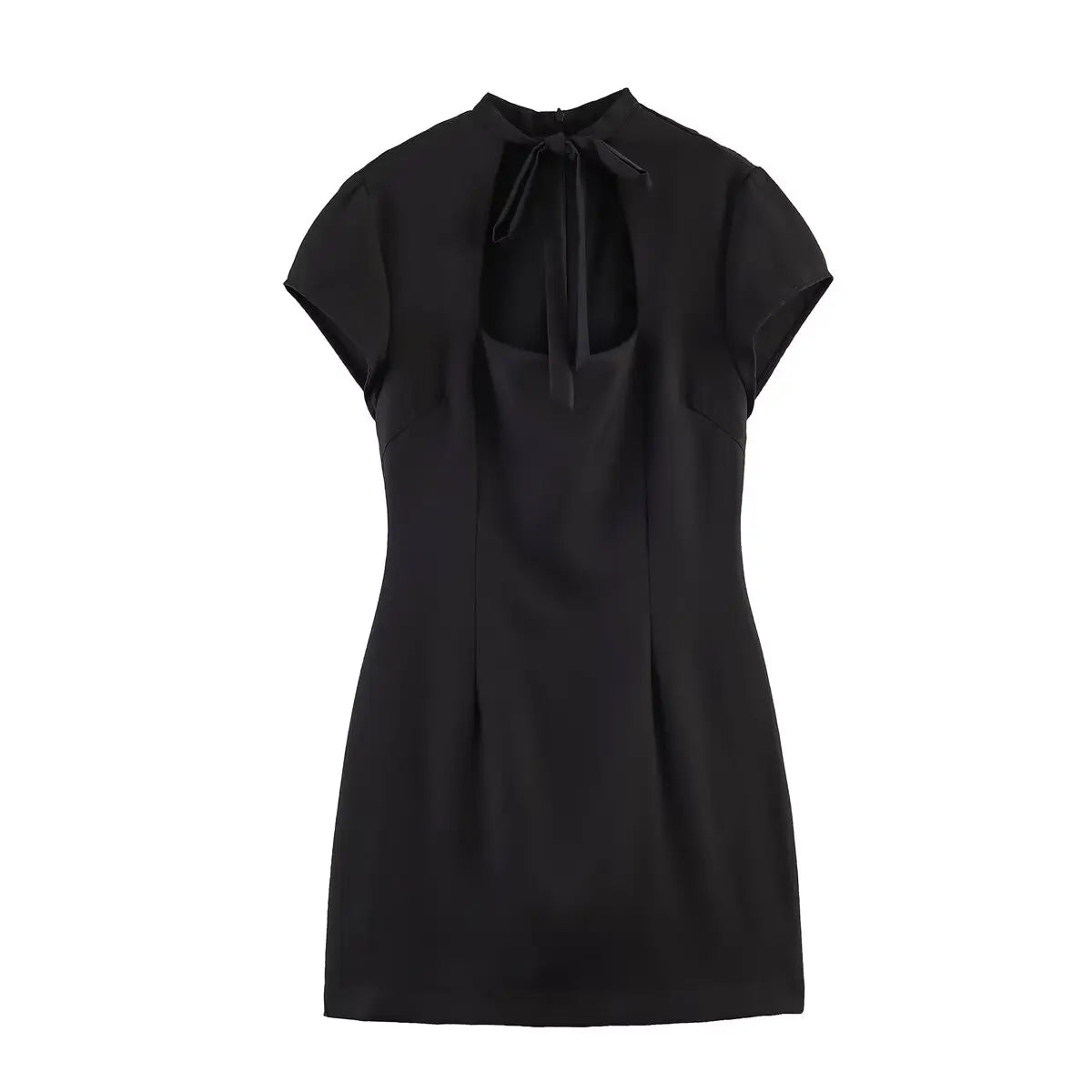 VANIA POLKA DOT TIE MINI DRESS