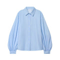 MIRELI PUFF SLEEVE STRIPED SHIRT