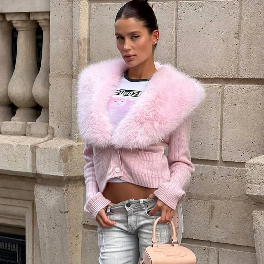 JIANA FUR CARDIGAN