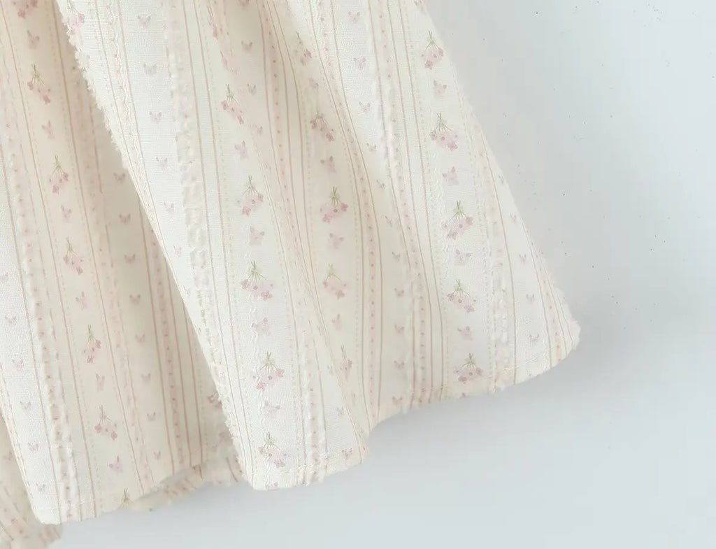 AISA FLORAL MINI DRESS