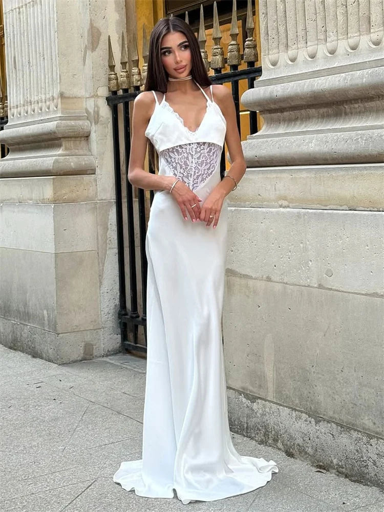 MILA SATIN MAXI DRESS