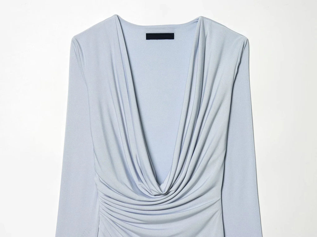 EDA DRAPED MINI DRESS