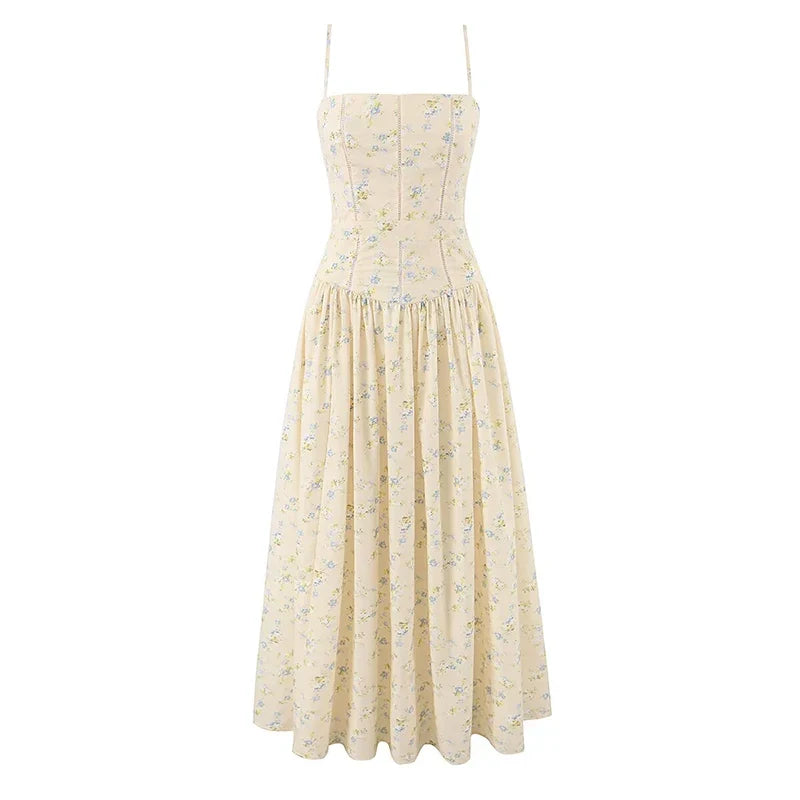 TARA FLORAL MIDI DRESS