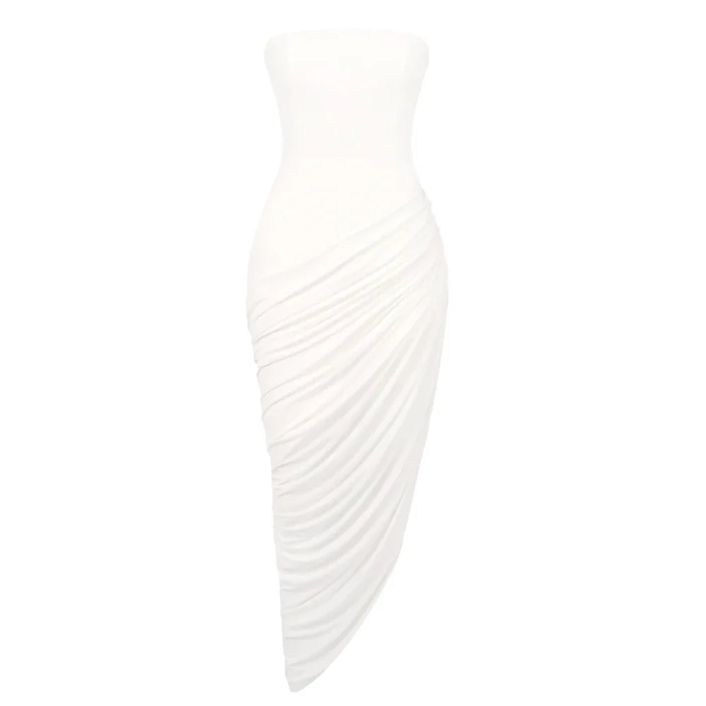 EMILIA DRAPED DRESS