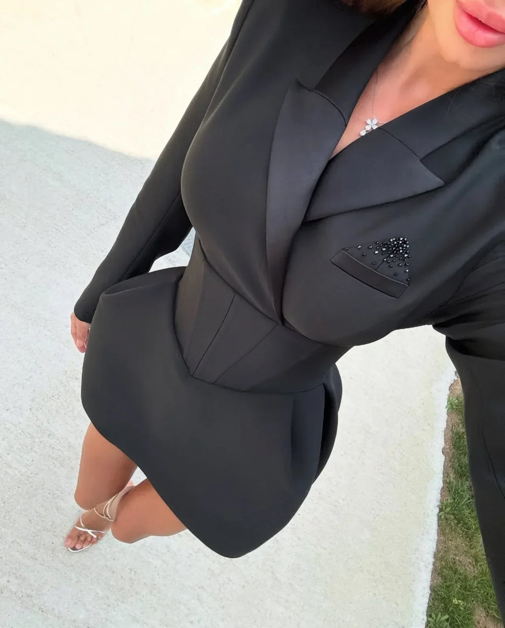DAPHNE CINCHED WAIST DRESS