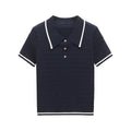 HALLIE KNIT POLO T-SHIRT
