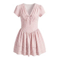 MARLEE PLAID MINI DRESS