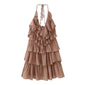 ZONARI RUFFLE MINI DRESS