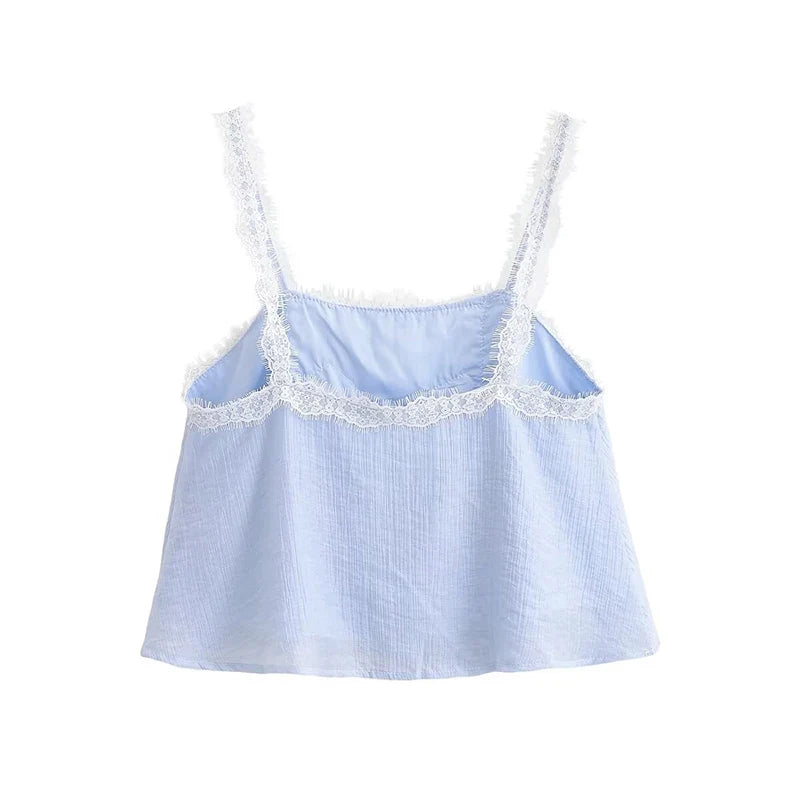 SANA CO-ORD LACE TOP