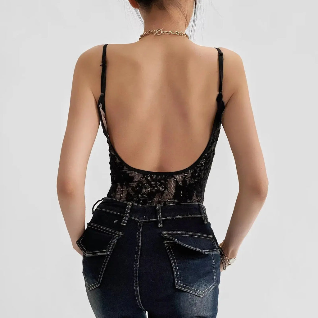 AMINA LACE BODYSUIT