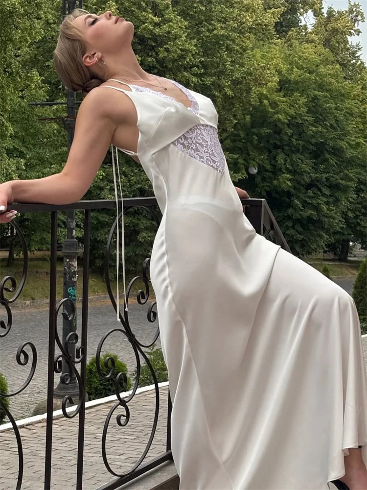 MILA SATIN MAXI DRESS